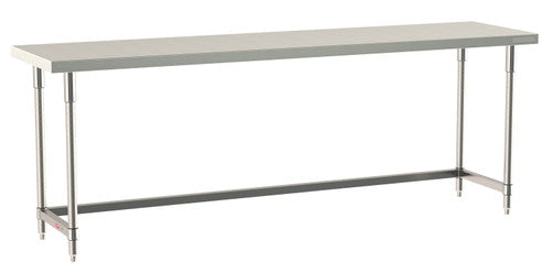 TableWorx Worktable, 96"W x 24"D, adjustable height