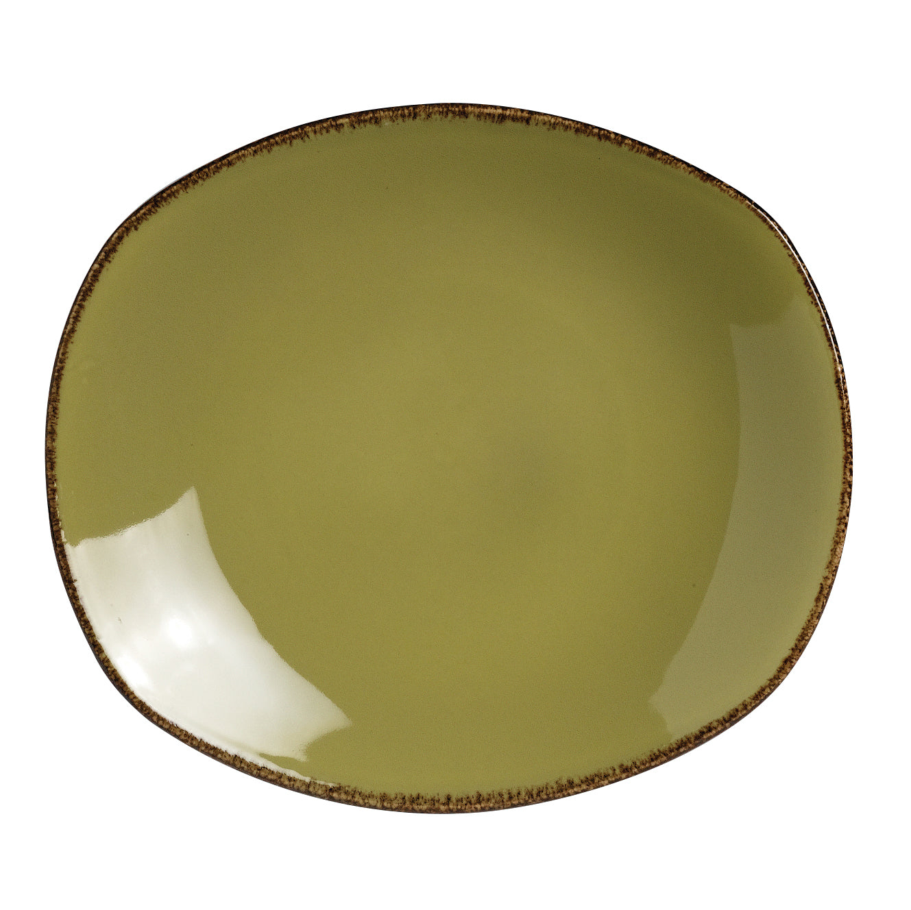 Spice Plate L 8.0" W 7.0" Terra Olive