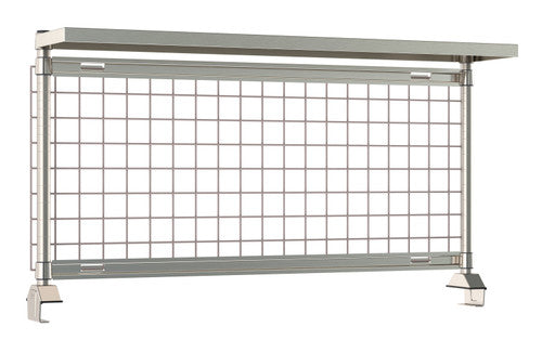 TableWorx Productivity Riser, 60"W, (1) rear cantilevered overshelf