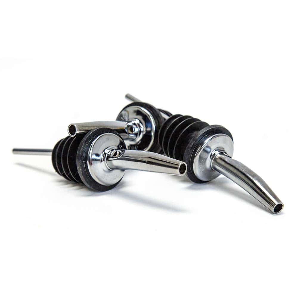 Chrome Tapered Pourer with Poly-Kork