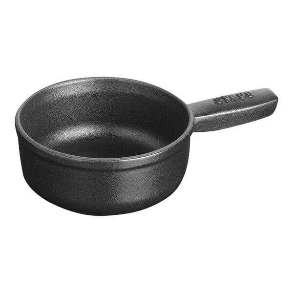 Staub® 12 oz. Matte Black Mini Cheese Fondue Pot