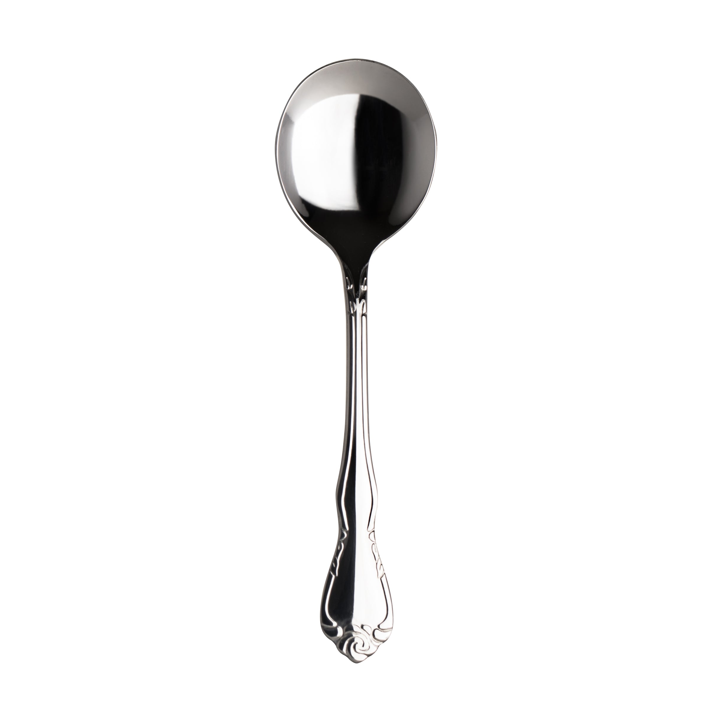 Round Bowl Soup Spoon L 5.875" Fleur