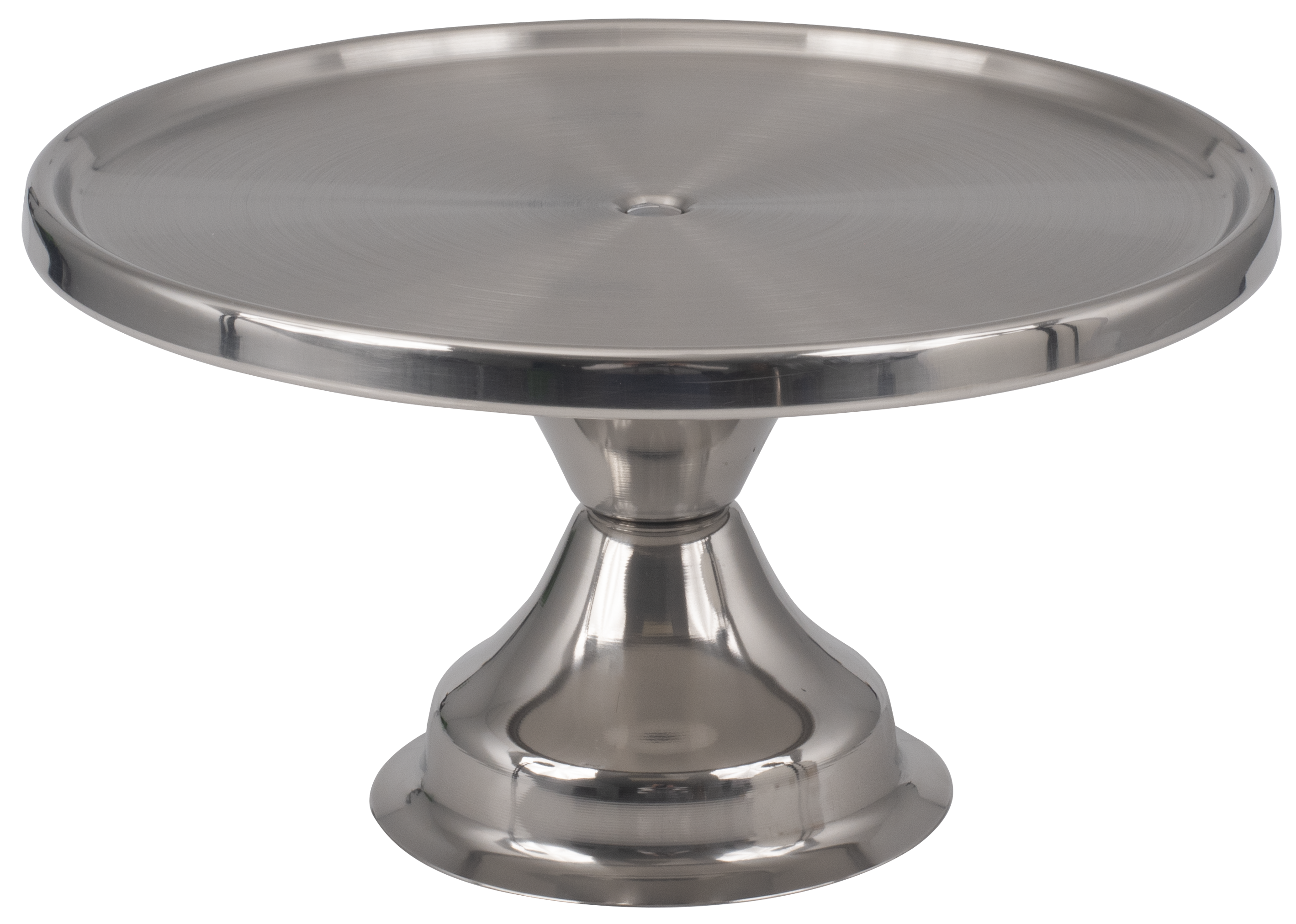 Cake Stand For 12"D Cake Covers, 7-3/4"H , Stainless Steel