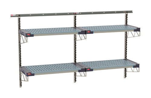 SW-1872S4-45-2TIER - SmartWall Wall Shelving Kit - Stainless Steel