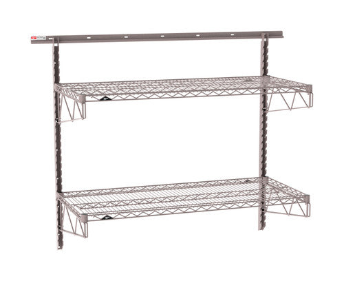SW-2148K4-45-2TIER - SmartWall Wall Shelving Kit - Metroseal Gray