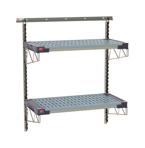 SW-1836S4-45-2TIER - SmartWall Wall Shelving Kit - Stainless Steel
