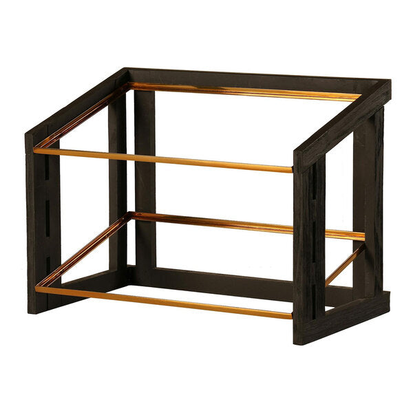 Brooklyn 2-Tier Wood Merchandiser 14"W x 23.25"D x 17.5"H