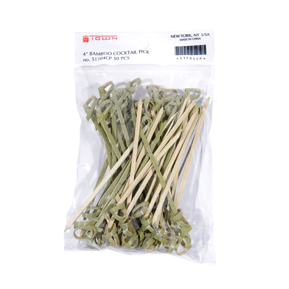 4" Bamboo Cocktail/Food Picks