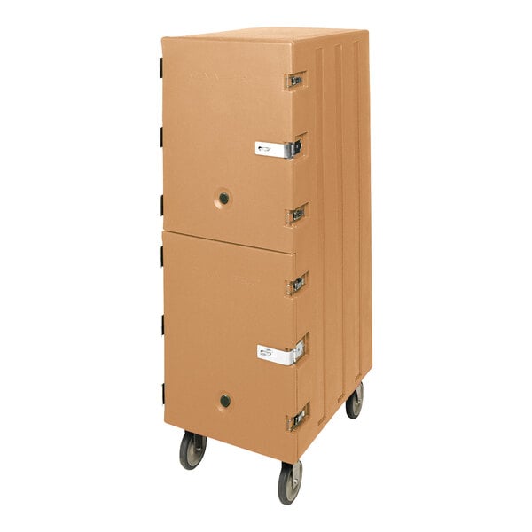 Camcart® Coffee Beige Double Compartment Food Storage Box Carrier with Security Package