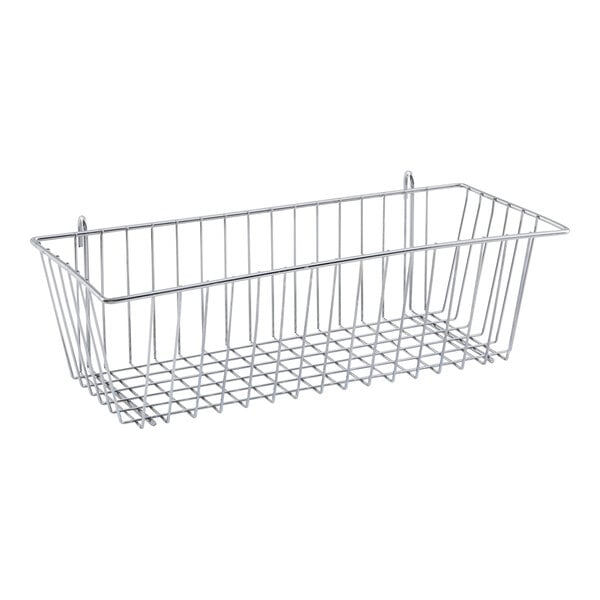 SmartWall Storage Basket 17-3/8" x 7-1/2" x 5" - Chrome