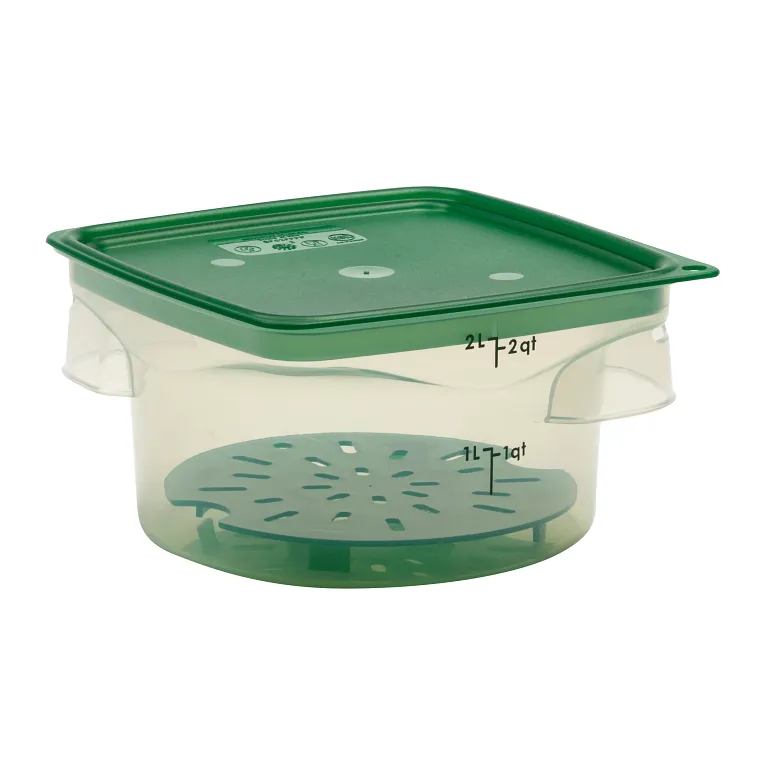 Drain Shelf for 2 & 4 qt. FreshPro Round containers, translcuent green
