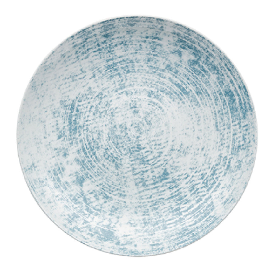 Shabby Chic Deep Coupe Plate, 11", Structure Blue