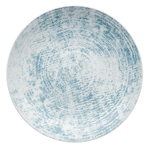 Shabby Chic Coupe Plate, 7-7/8", Structure Blue