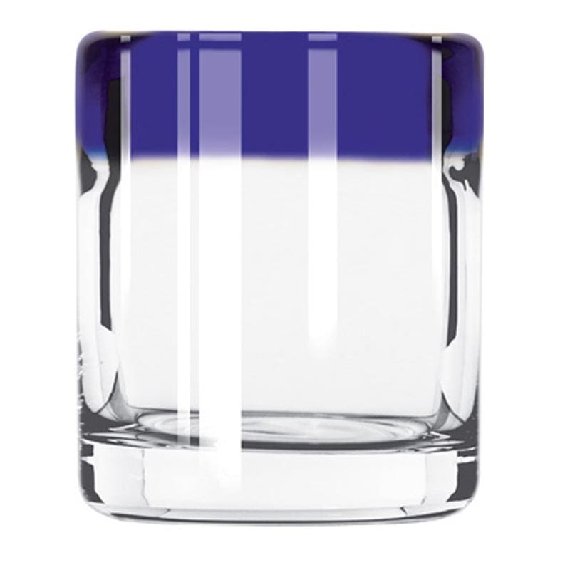 Aruba 2.5 oz. Shot Glass with Cobalt Blue Rim