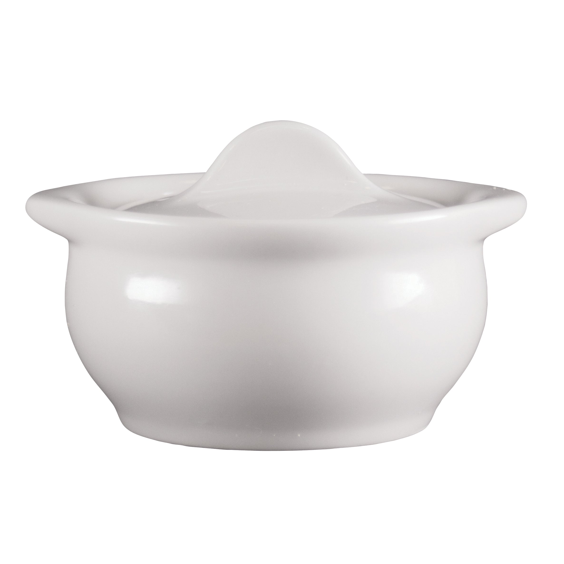 Onion Soup Crock 4.25" Dia. (8.0 Oz) White