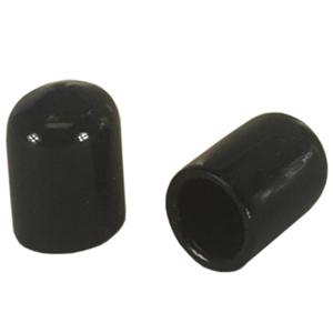 1/2"L Dust Cap for Pour Spouts, Black Vinyl