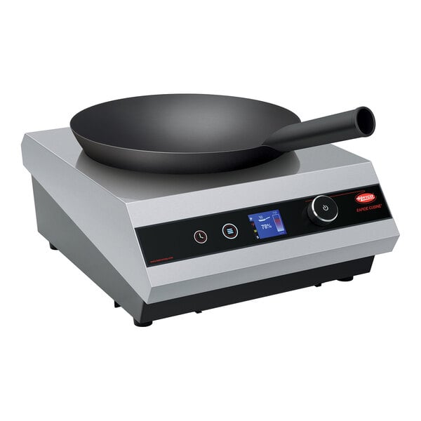 Countertop Induction Wok Range with Carbon Steel Pan - 120V, 3000W