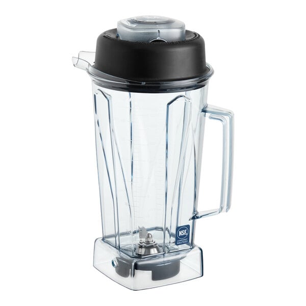 64 oz. Clear Copolyester Blender Jar with Lid and Wet Blade