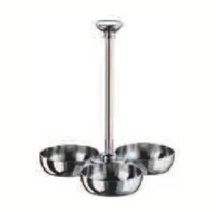 3-Compartment Jam Dish, 5-1/2" H