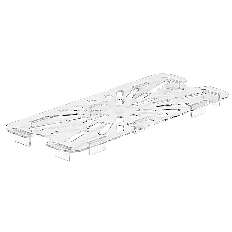 Camwear 1/3 Size Polycarbonate Drain Shelf, Clear