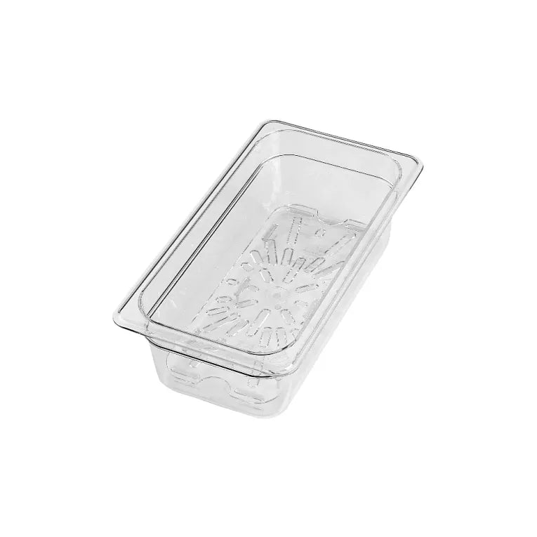 Camwear 1/3 Size Polycarbonate Drain Shelf, Clear
