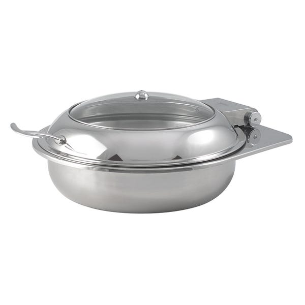 Reflection 4.5 qt. Round Induction Buffet Server, Glass Window