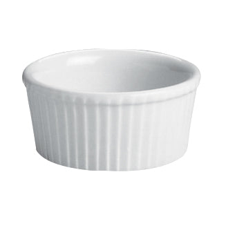 Fluted Ramekin 2.875" Dia. (2.75 Oz) White