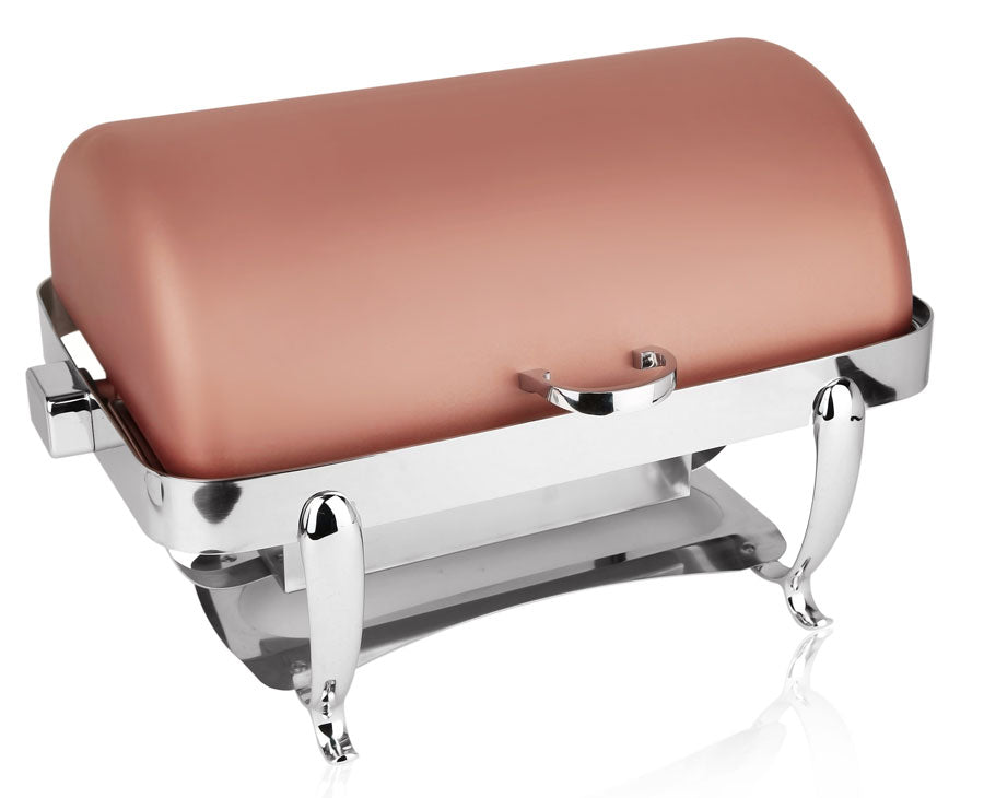 Park Avenue 8 Quart Rectangular Chafing Dish, XYLO Copper Finish