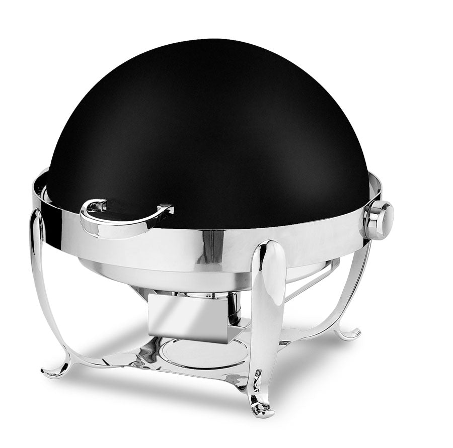 Park Avenue 8 Quart Round Chafing Dish, XYLO Black Finish