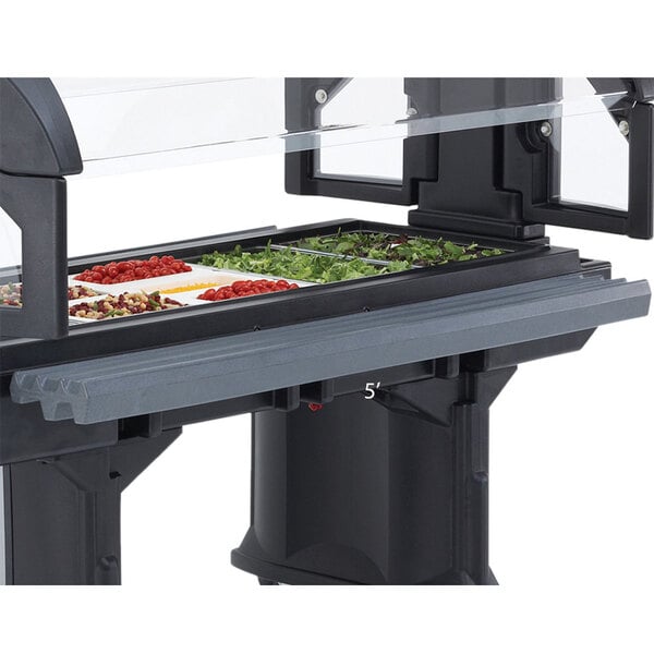 Versa Tray Rail 5ft Granite Gray