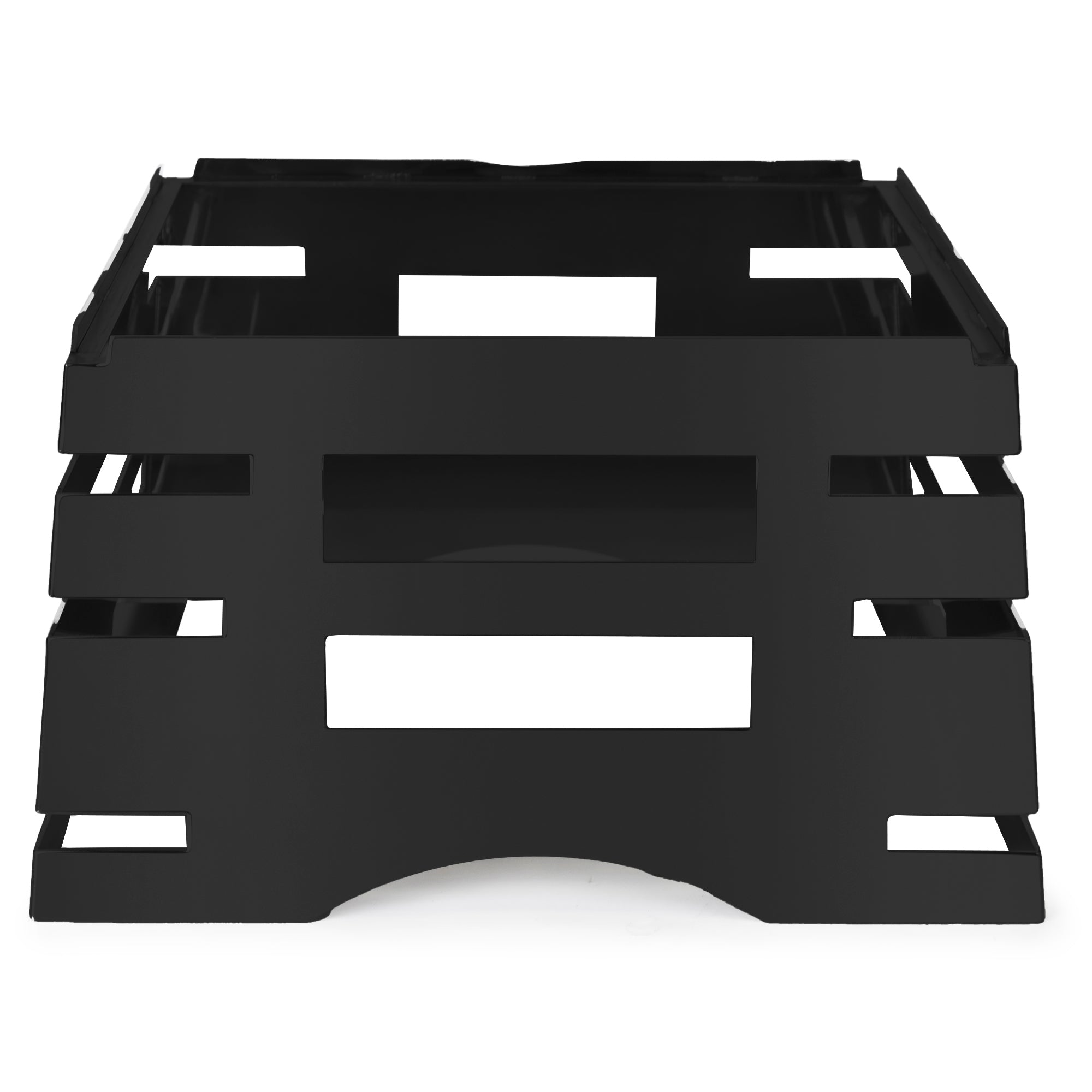 All-in-One REVO Chafer Stand, square, 17”W x 16”D x 10”H, 18/10 stainless steel, coated black finish