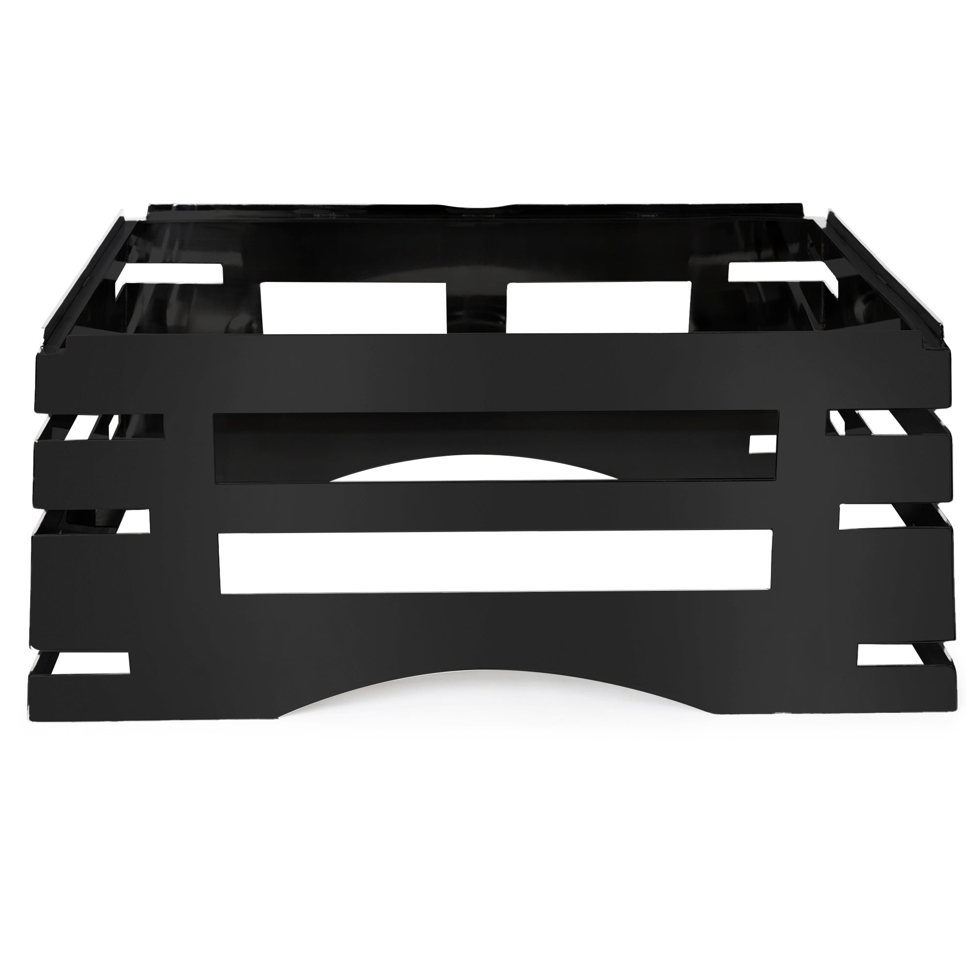 All-in-One REVO Chafer Stand, rectangle, 23-3/4”W x 16”D x 10”H, 18/10 stainless steel, coated black finish
