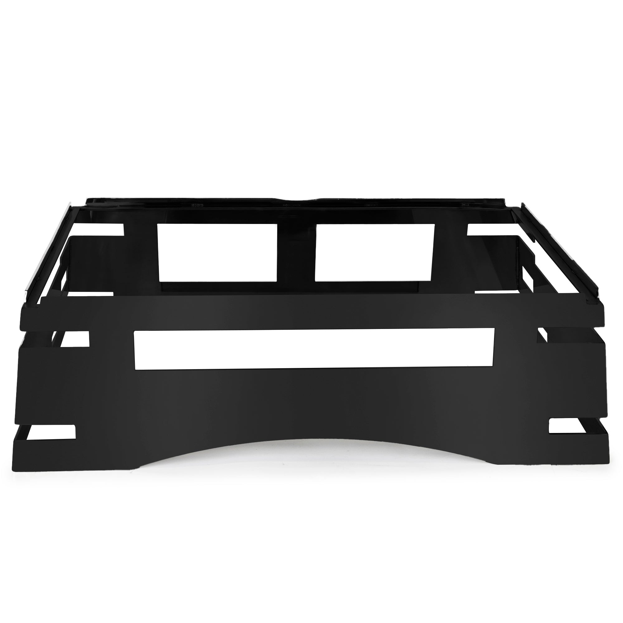 All-in-One REVO Chafer Stand, rectangle, 23-3/4”W x 16”D x 7”H, 18/10 stainless steel, coated black finish