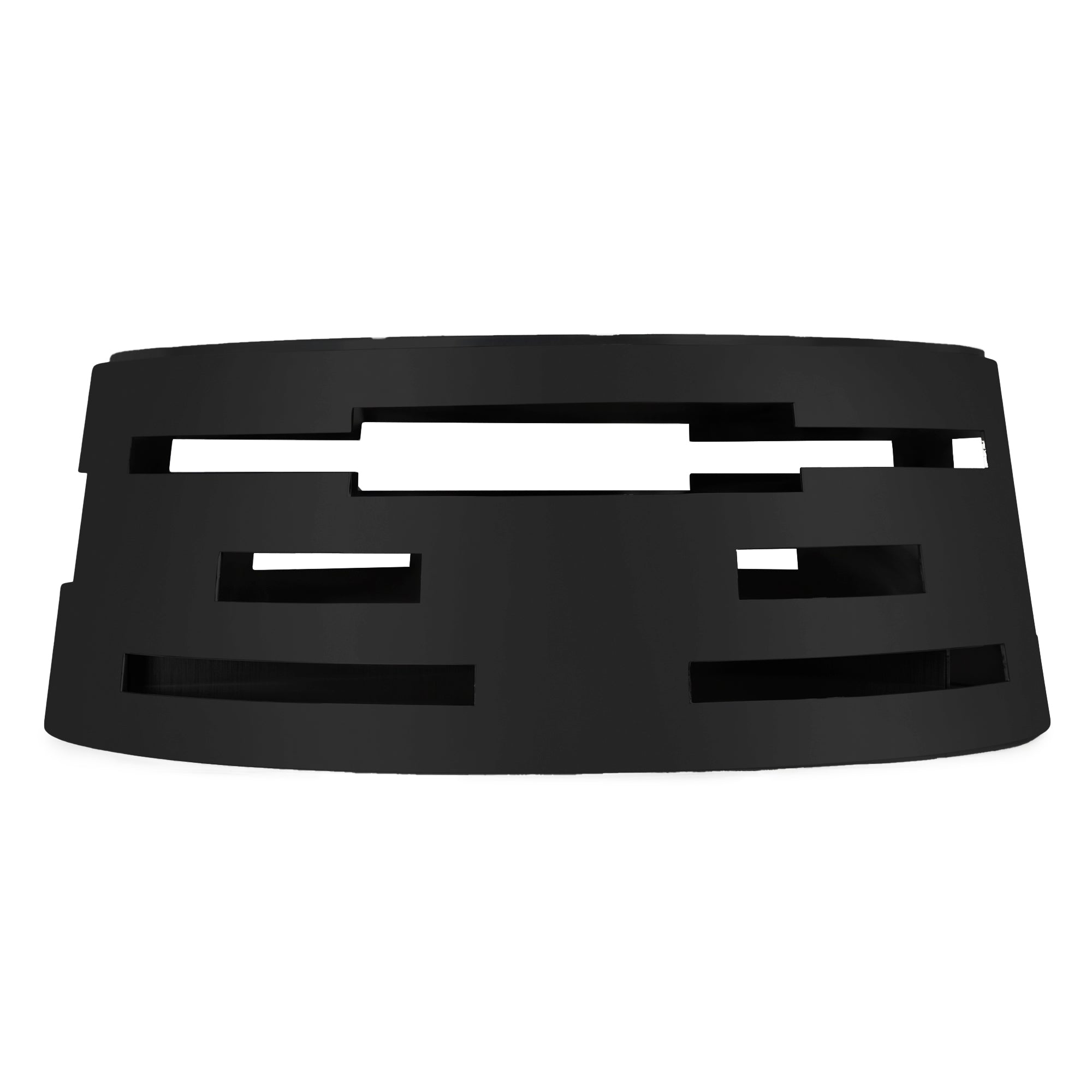 All-in-One REVO Chafer Stand, round, 18-3/4”D x 7”H, includes hook-on sterno shelf, 18/10 stainless steel, coated black finish