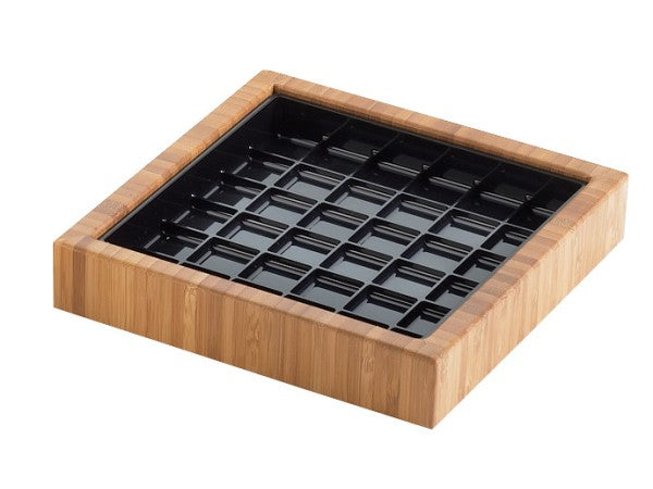 Bamboo 6"x 6" Square Drip Tray