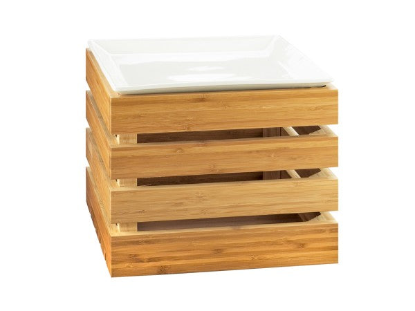 Bamboo 12" x 10" x 10" Square Crate Riser