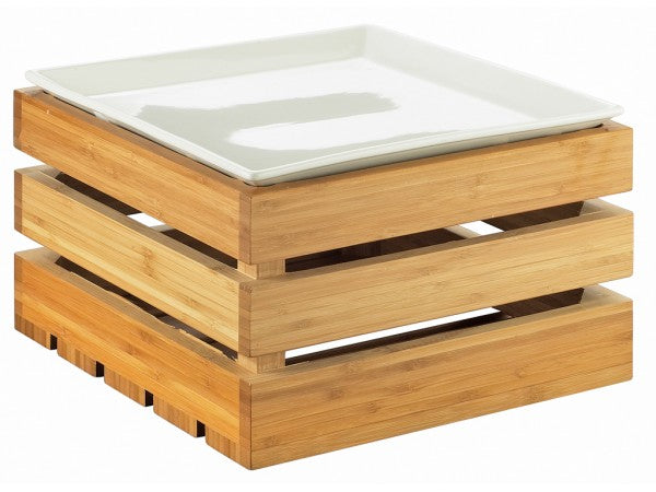 Bamboo 12" x 7" Square Crate Riser