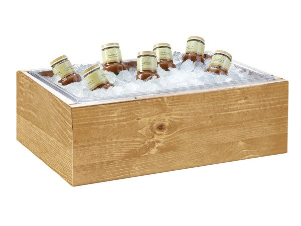 13" Rustic Pine Rectangular Polycarbonate Ice Housing