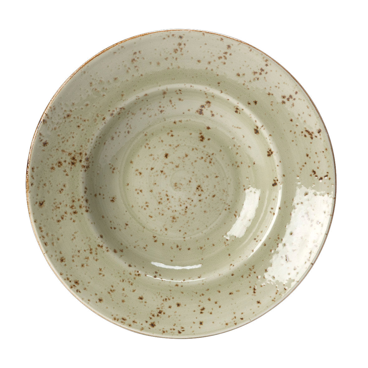 Nouveau Bowl 10.63" Dia. (12.0 Oz) Craft Green