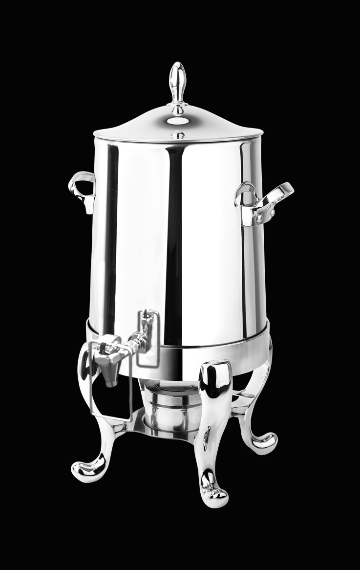 Park Avenue 5 Gallon Coffee Urn w/ Hands-Free Push Spigot, Stainless Steel