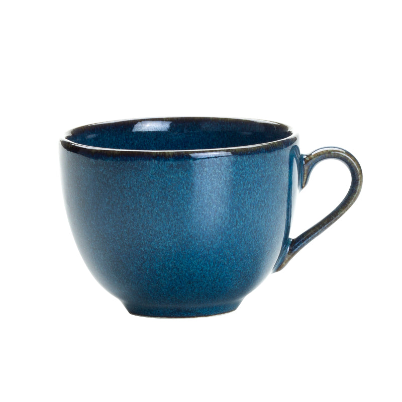 Coffee Cup L 4.375" W 3.5" (8.0 Oz) Wabi Sabi Indig