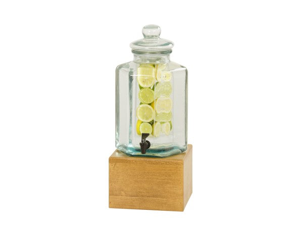 10.75" Rustic Pine Glass Tray, Infusion Chamber