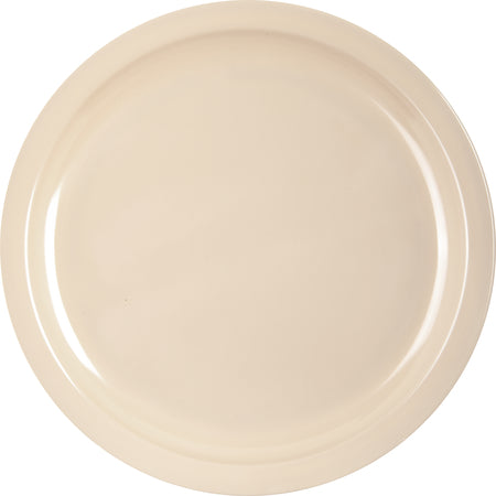 Kingline™ Dinner Plate, 10" dia., narrow rim, melamine, tan