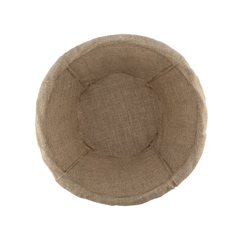 11 1/2" Round Banneton Proofing Basket, 4 lb., Linen Lined