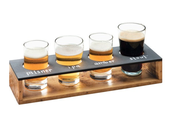13" Rustic Pine Glass Chalkboard