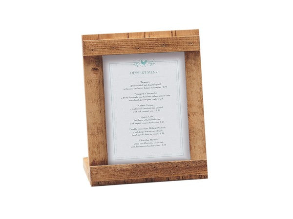 4" Rustic Pine Pine Wood Holder