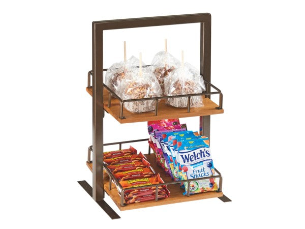 12" Black Powder Coated Metal Merchandiser