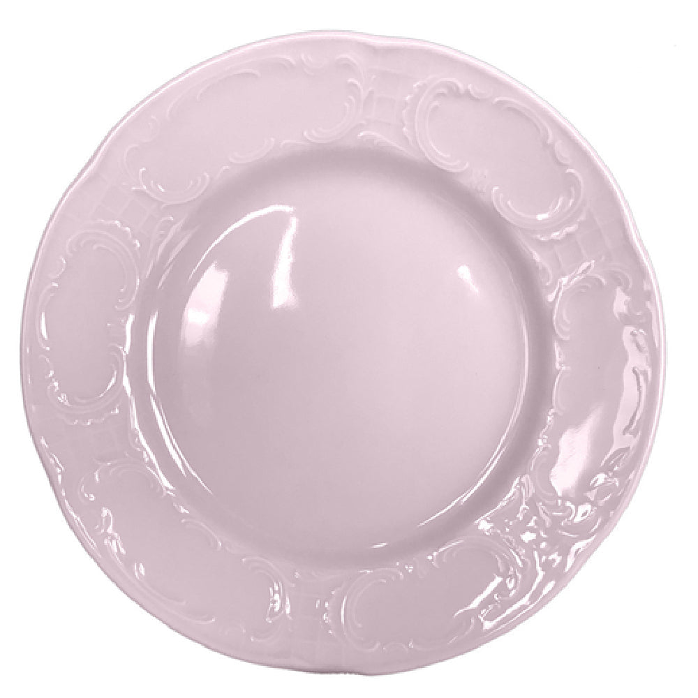 Flat Plate, 9-7/16" dia., Blush, Mozart