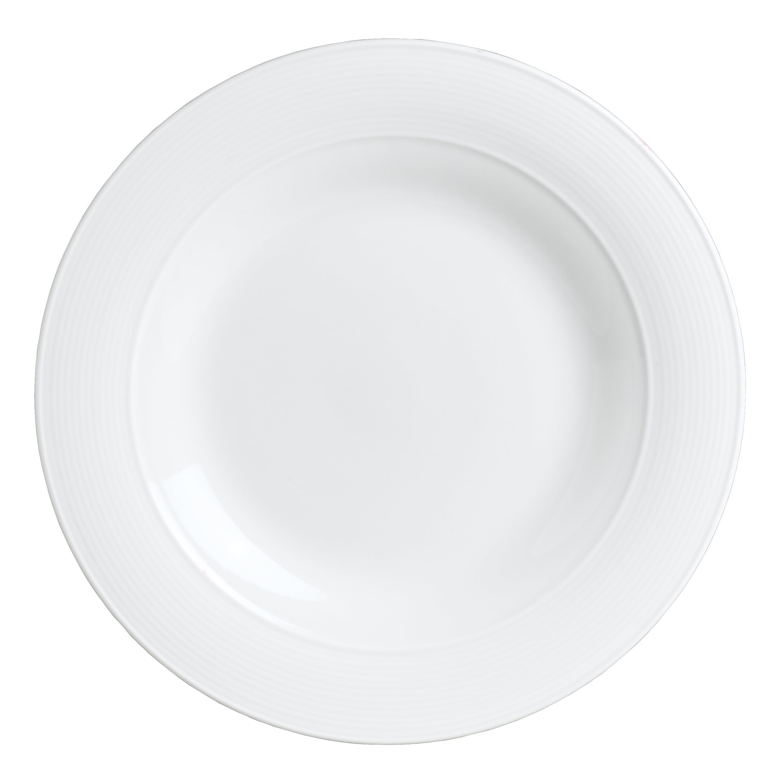 Flat Rim Plate 9.5" Dia. Aura