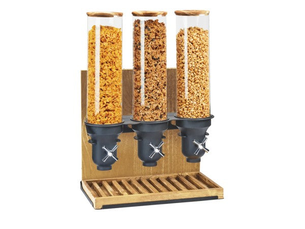 19.25" Rustic Pine Plastic Cylinder, 4.5L